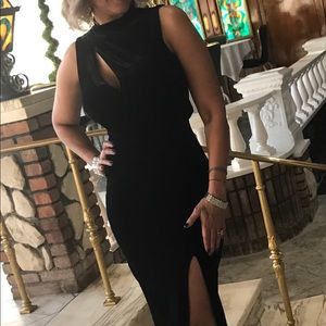 H n MVelvet Dress Midi